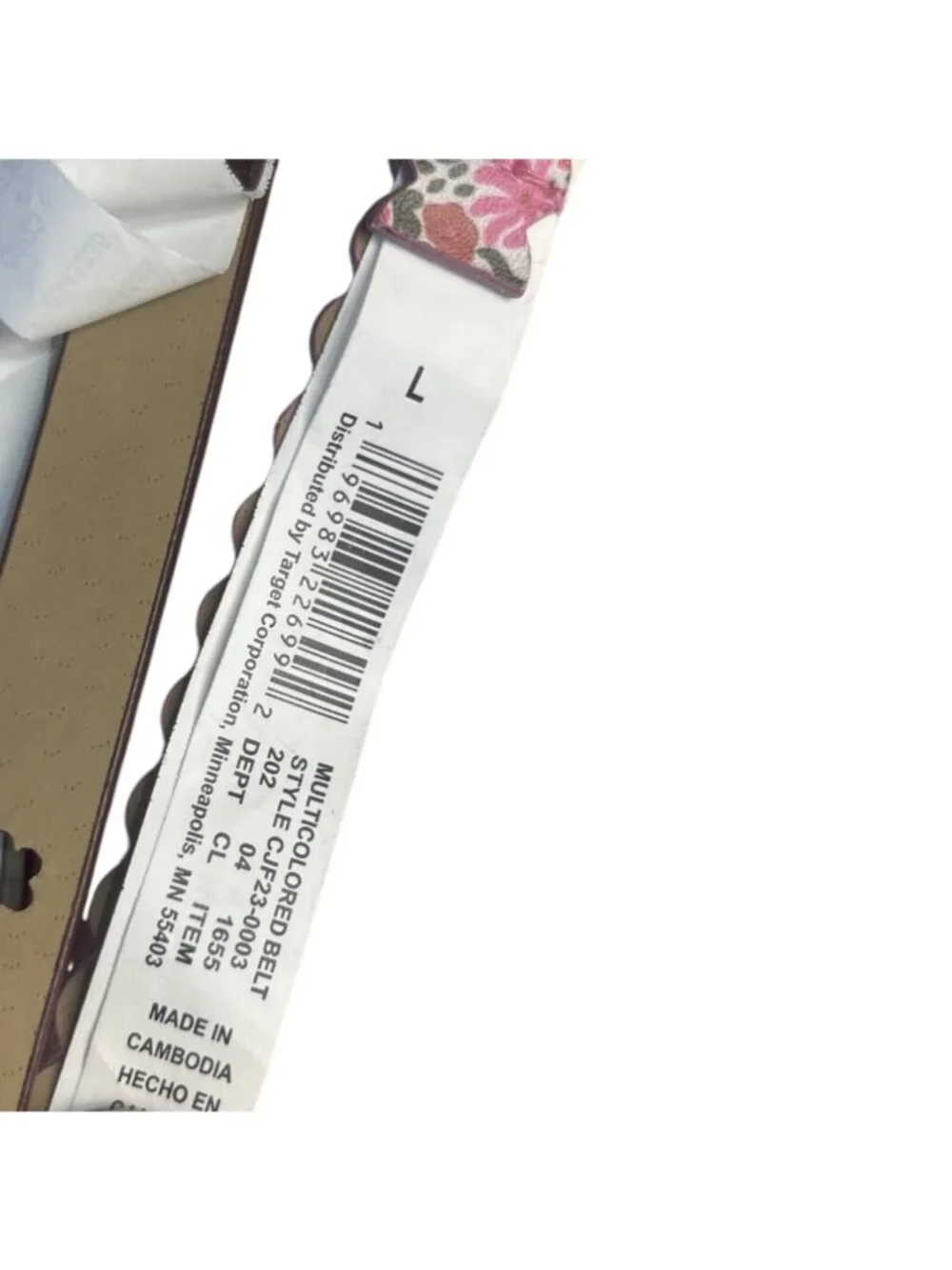 Cat & Jack Fashion Belts 3-Pack Girls Large New Pink Red Brown